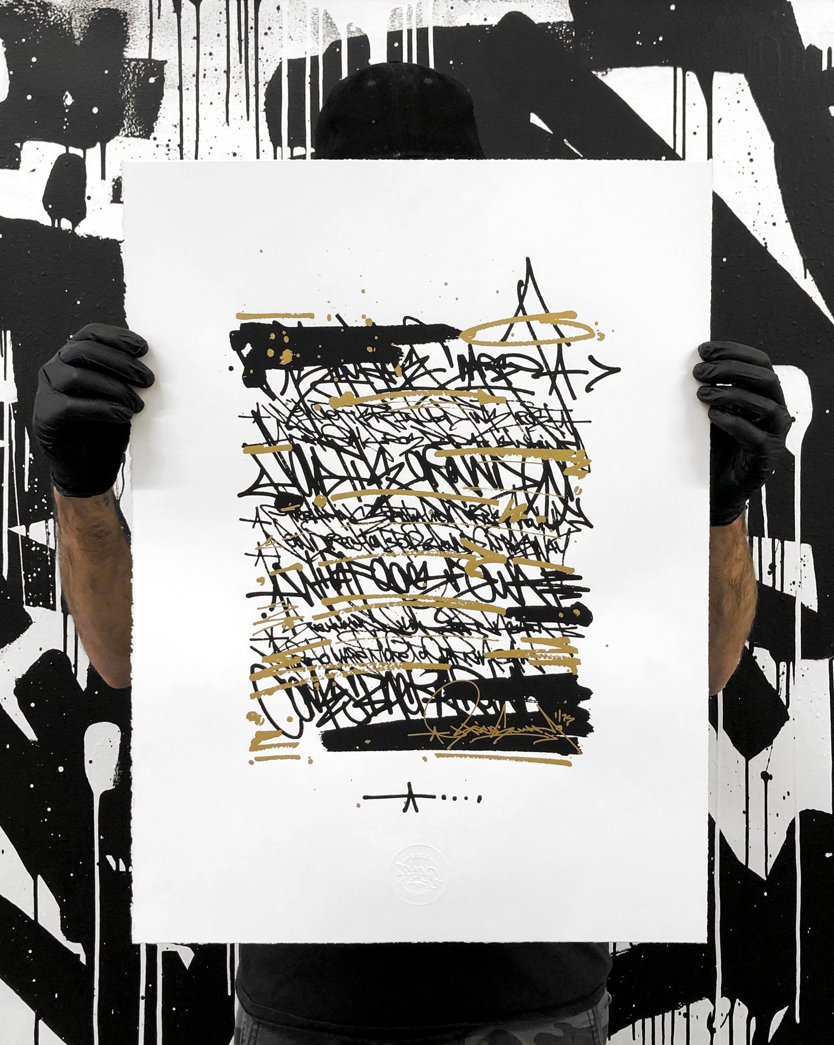 HOLD THE GROUND (AP) / screenprint - 18x24 in