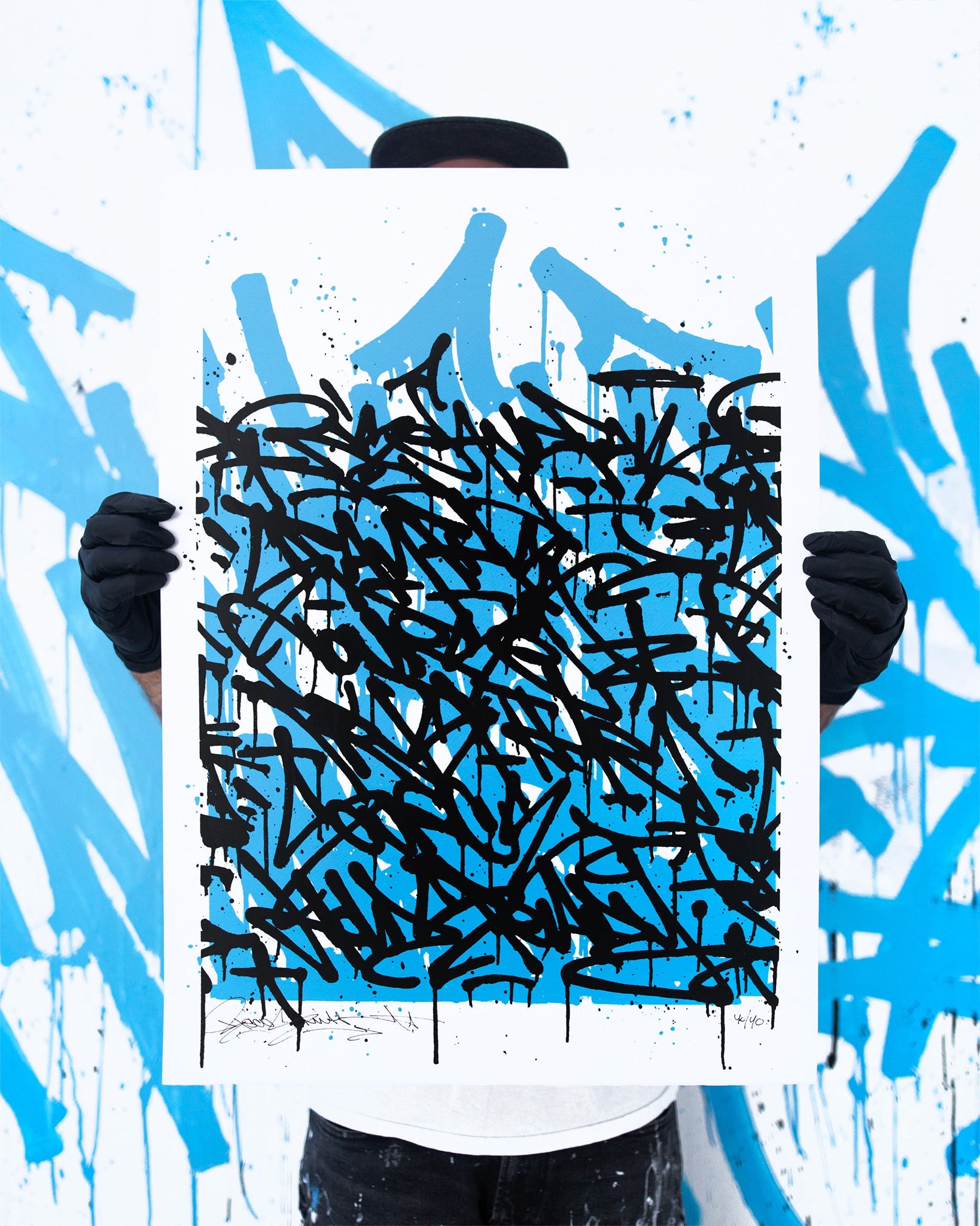 WAVES (AP) / screenprint - 50 x 70 cm