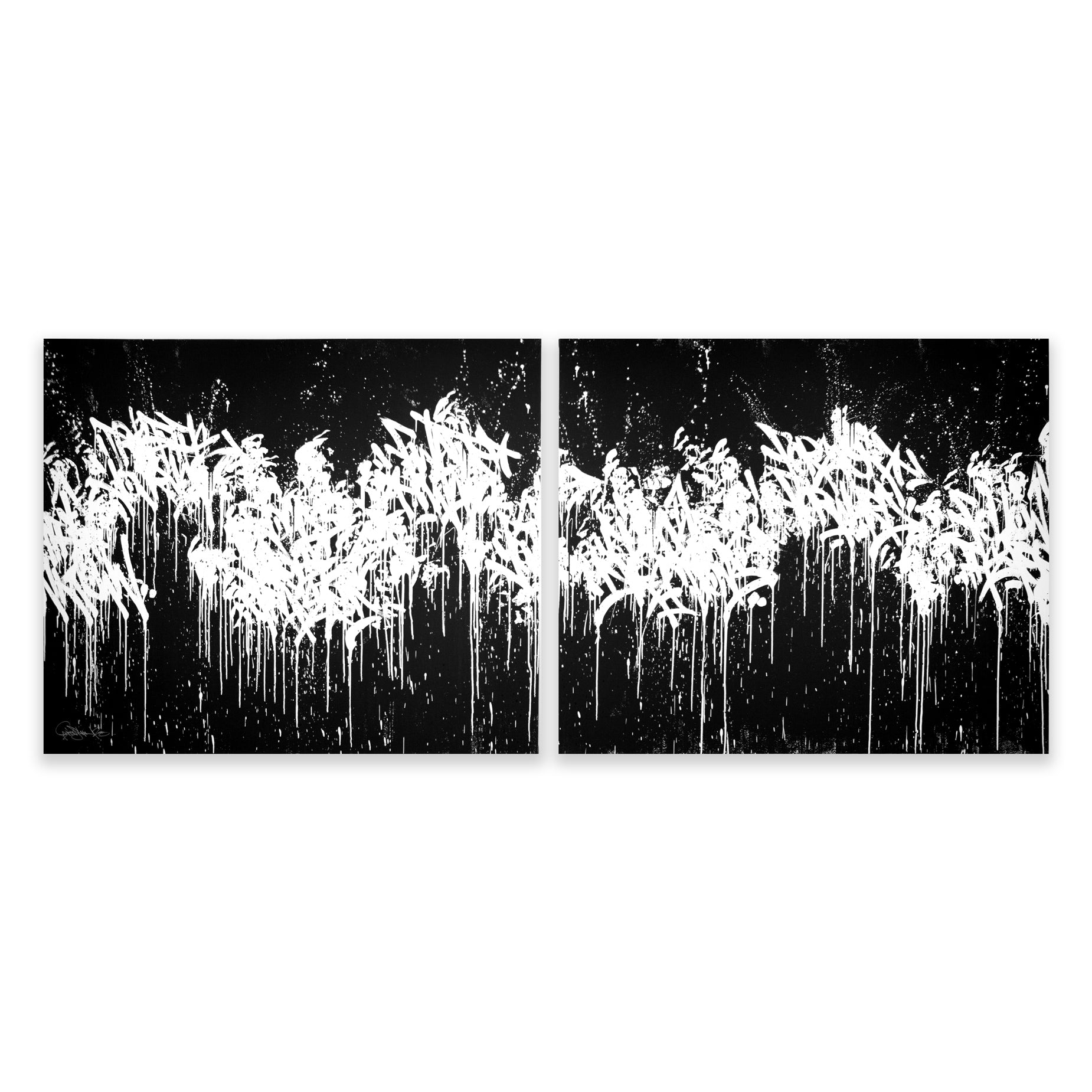 TIME AND SPACE (DIPTYCH) - 79x59 - Bisco Smith