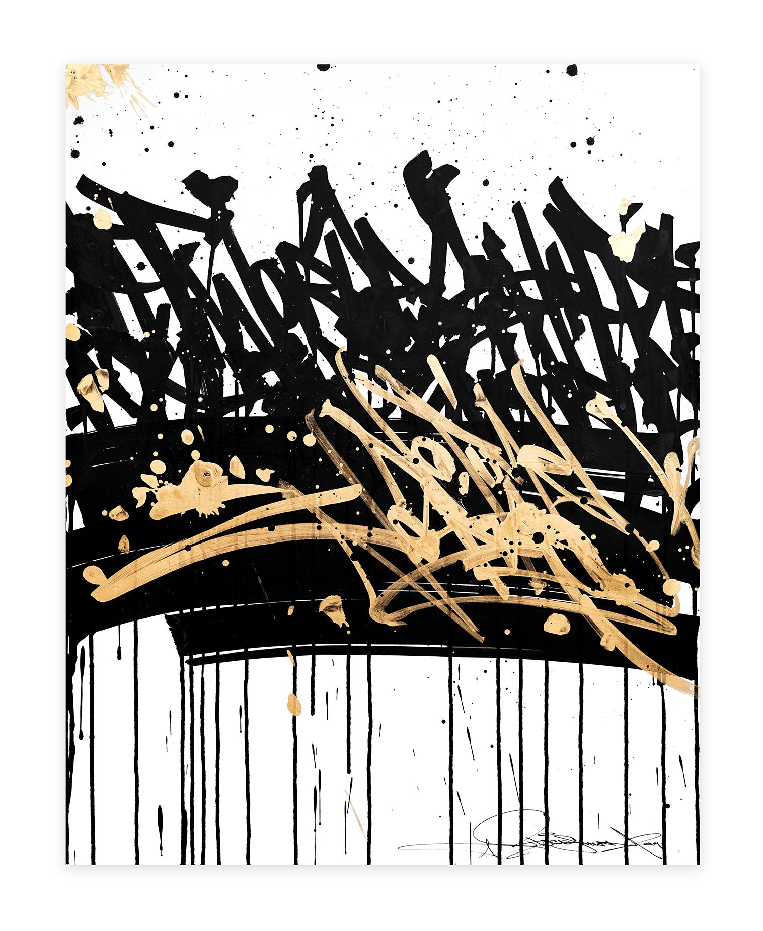 STAY GOLD (NO TIME NO SPACE) - 19 x 24 - Bisco Smith