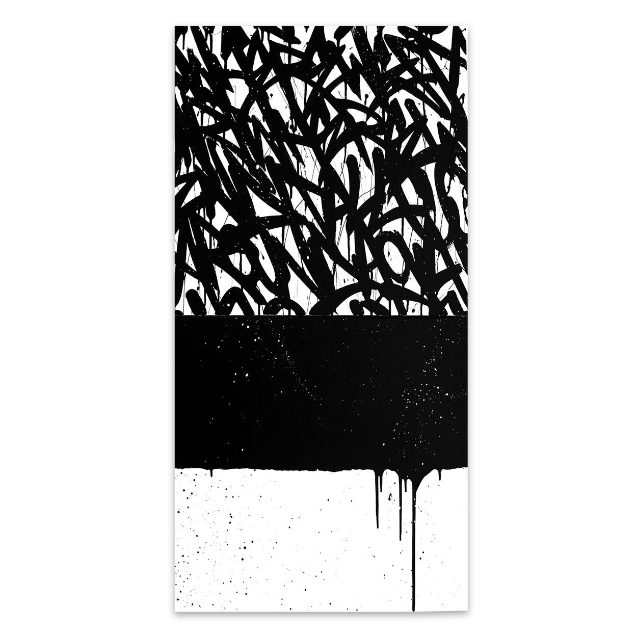 STACKS (DARK) - 22X44 Diptych - Bisco Smith