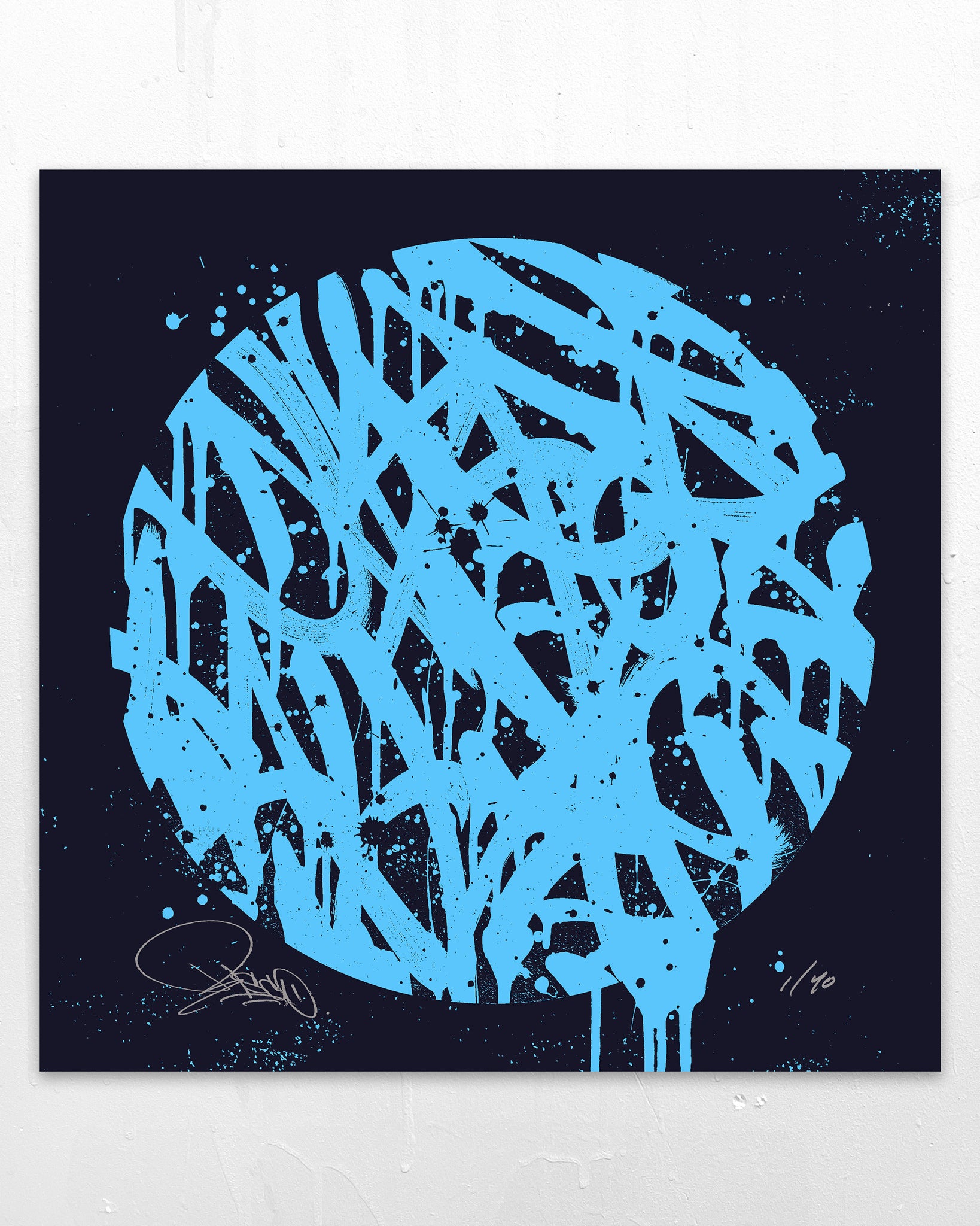 ONE FOR ALL (screenprint)  - 24 x 24 in, 60 x 60 cm