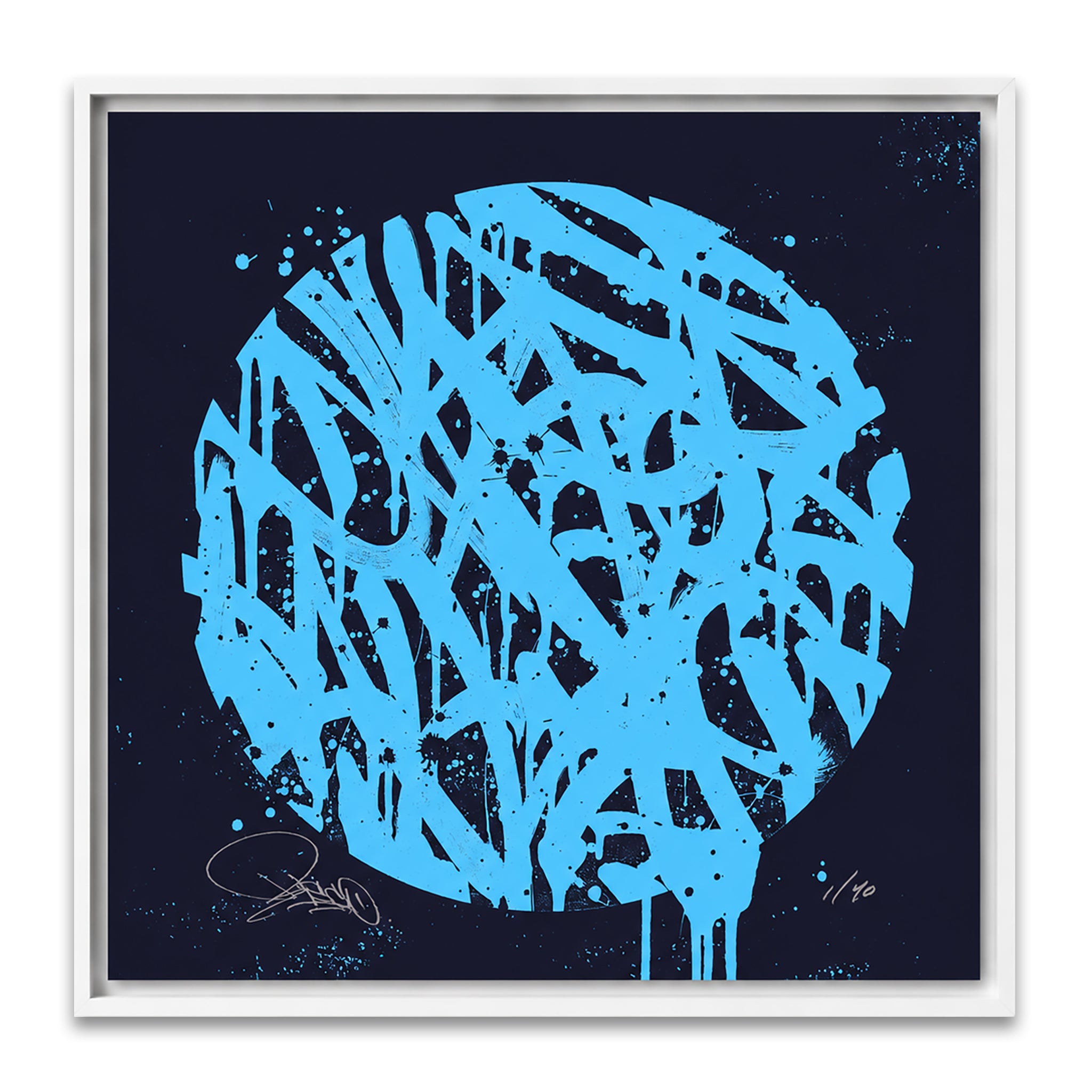 ONE FOR ALL (screenprint)  - 24 x 24 in, 60 x 60 cm