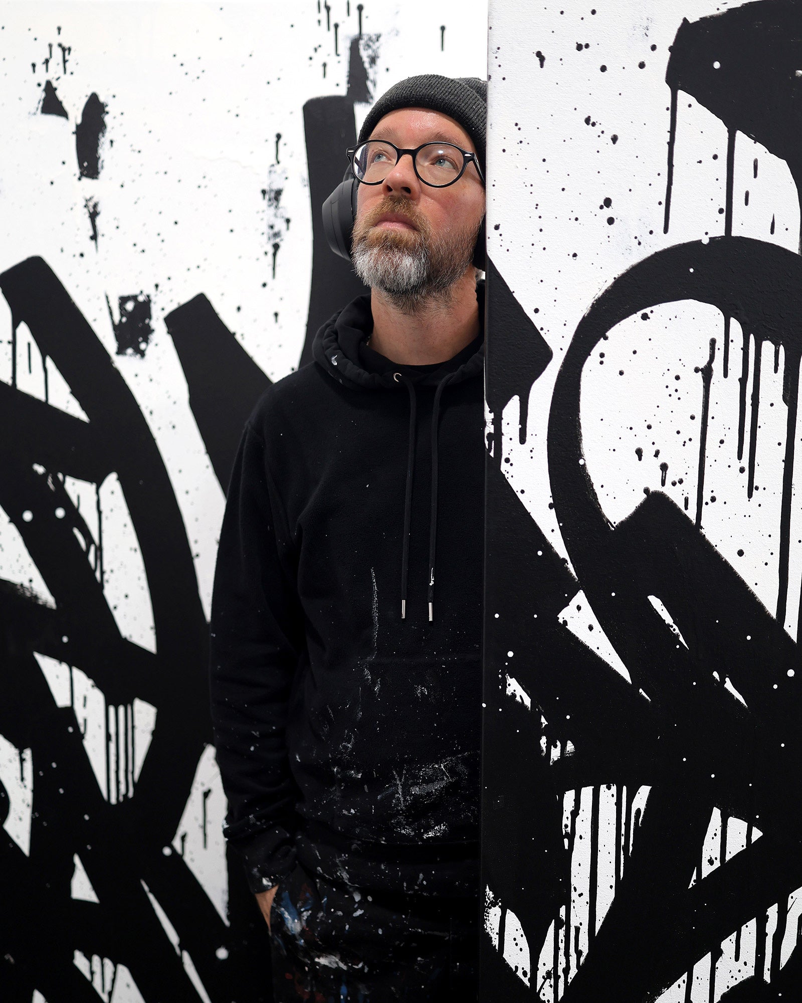 BUILD BRAVE / BRAVE BUILD - screen print on paper