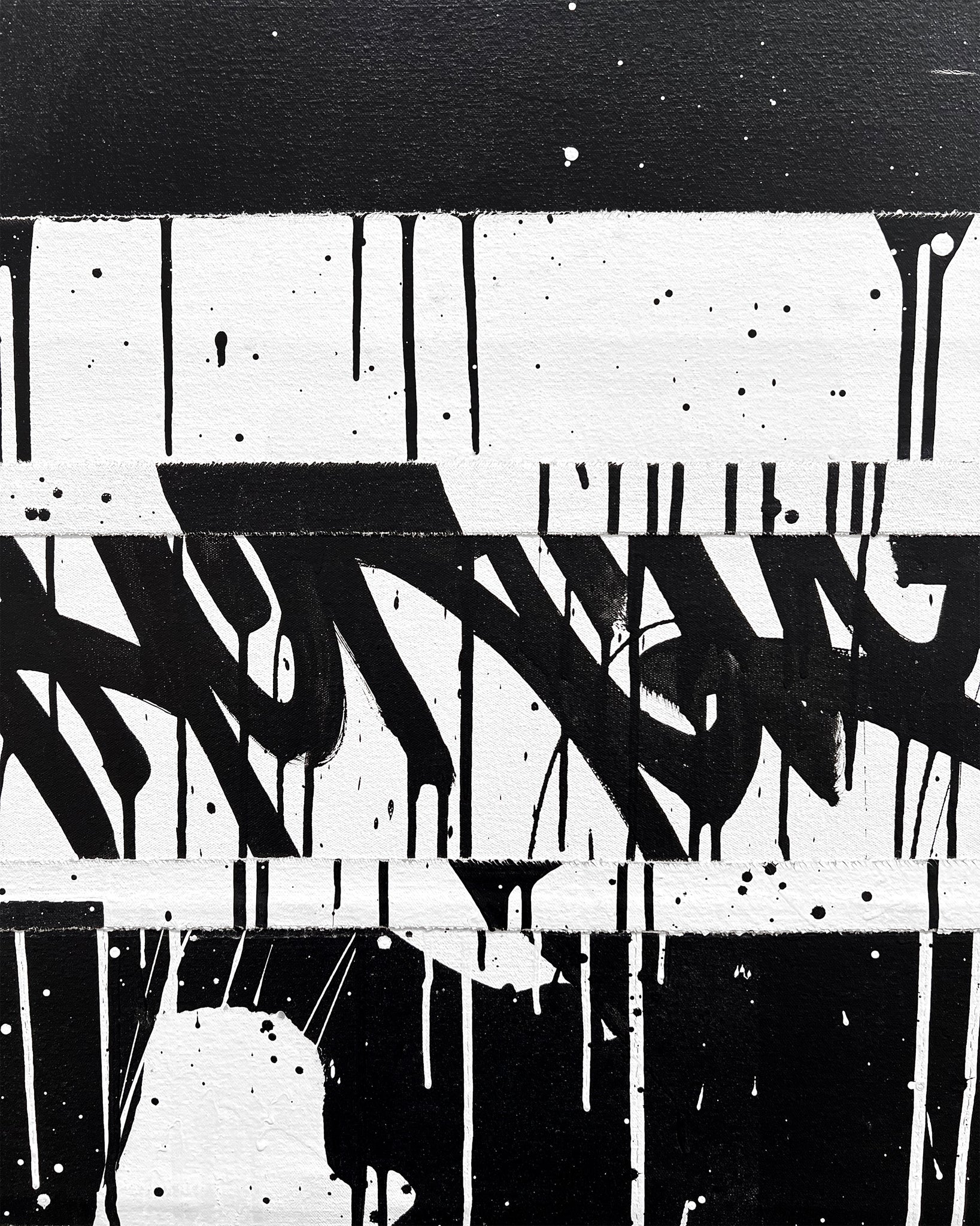 REMIX / BW 01 - 60 x 60 cm, 24 x 24 in