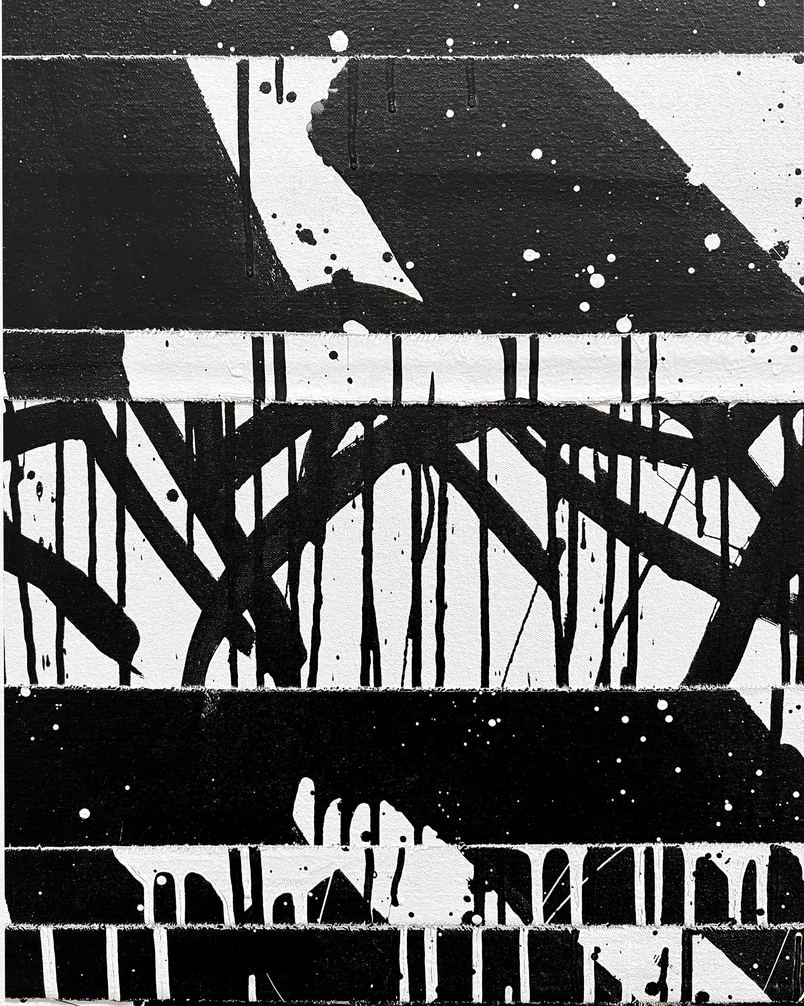 REMIX / BW 02- 60 x 60 cm, 24 x 24 in