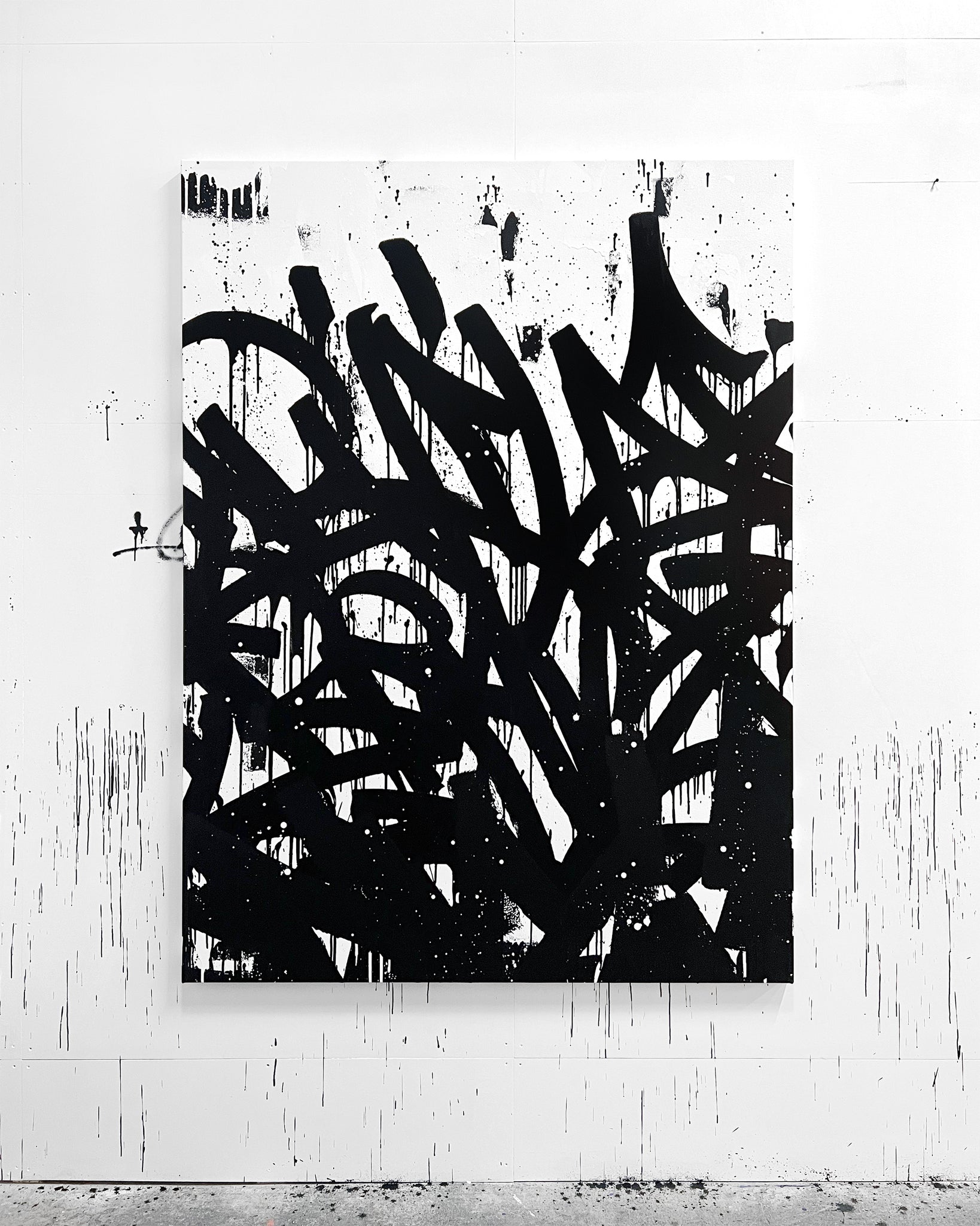 BUILD BRAVE - painting on canvas