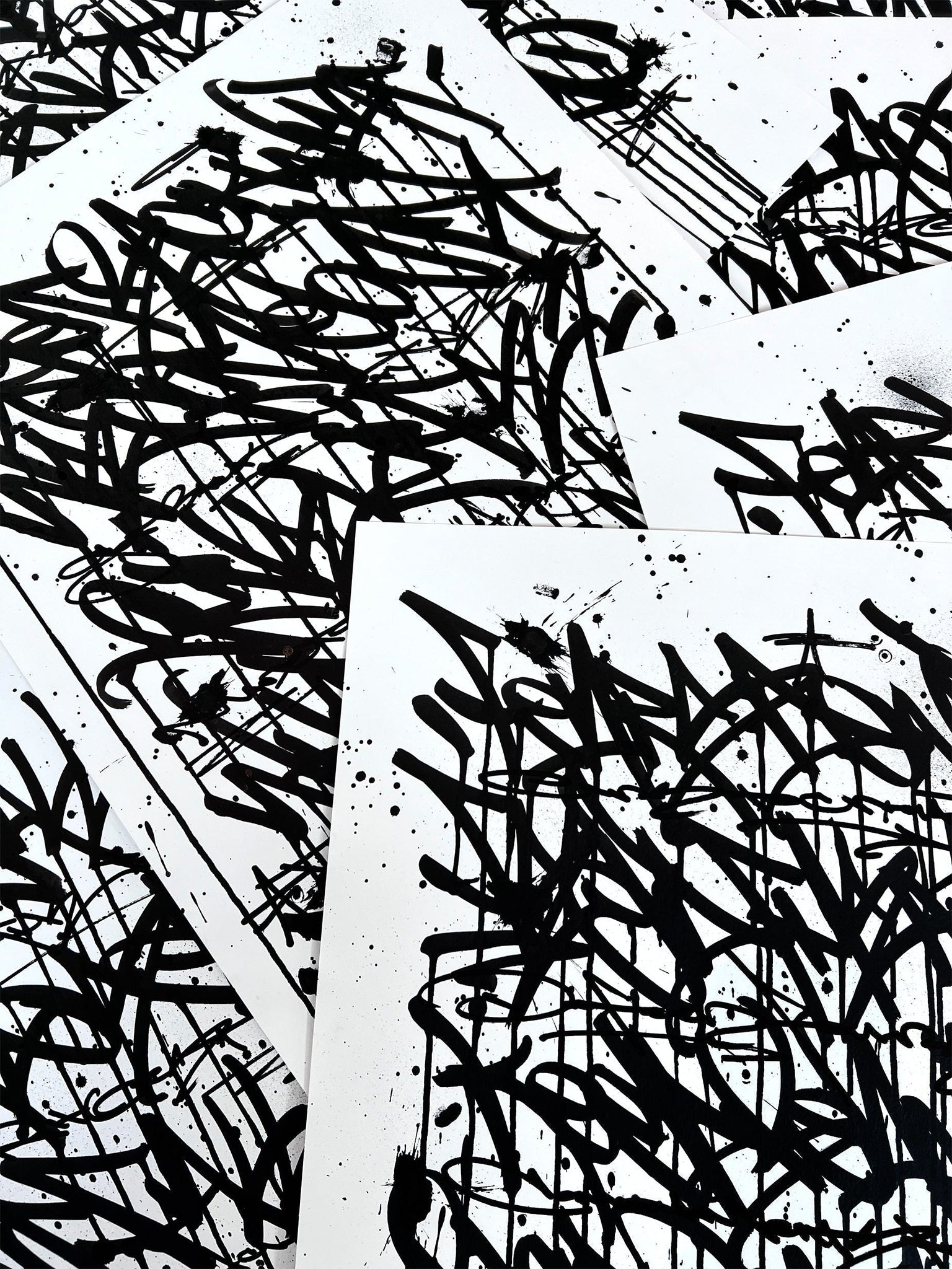 Fear Less Live More - original on paper 50 x 70 cm