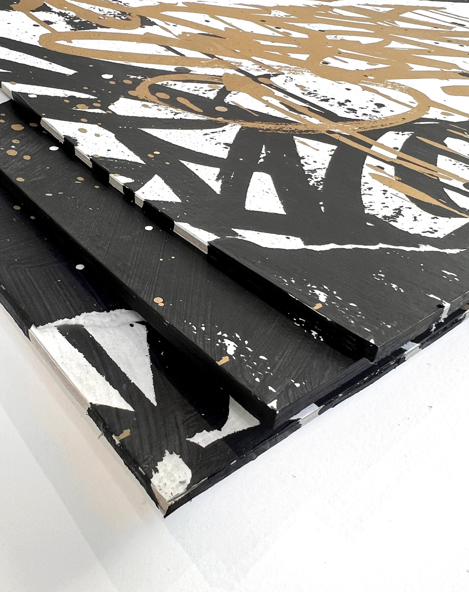 KEEP FIRE, KEEP SPIRIT 2 - mixed media on substrate