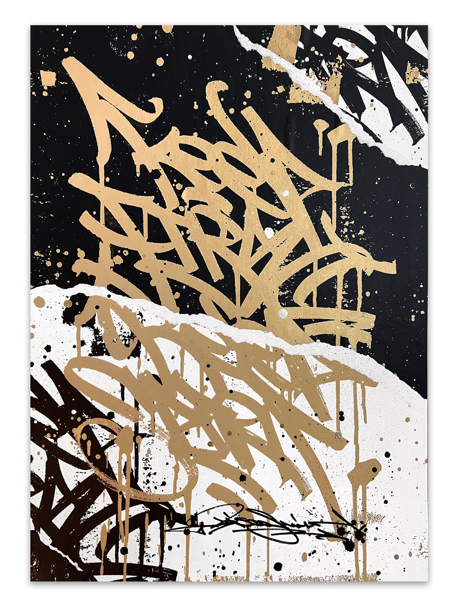 KEEP FIRE, KEEP SPIRIT 1 - mixed media on substrate