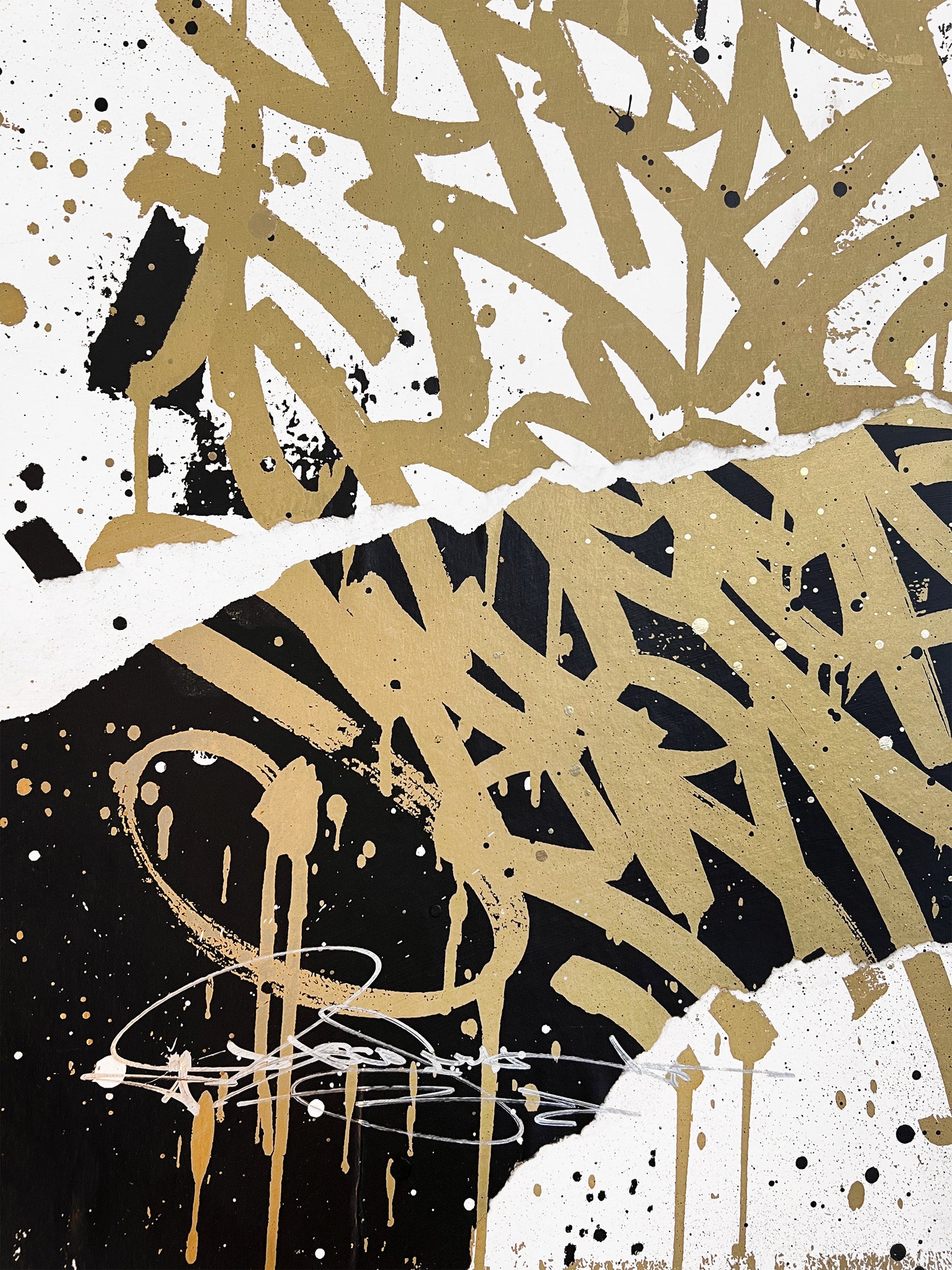 KEEP FIRE, KEEP SPIRIT 2 - mixed media on substrate