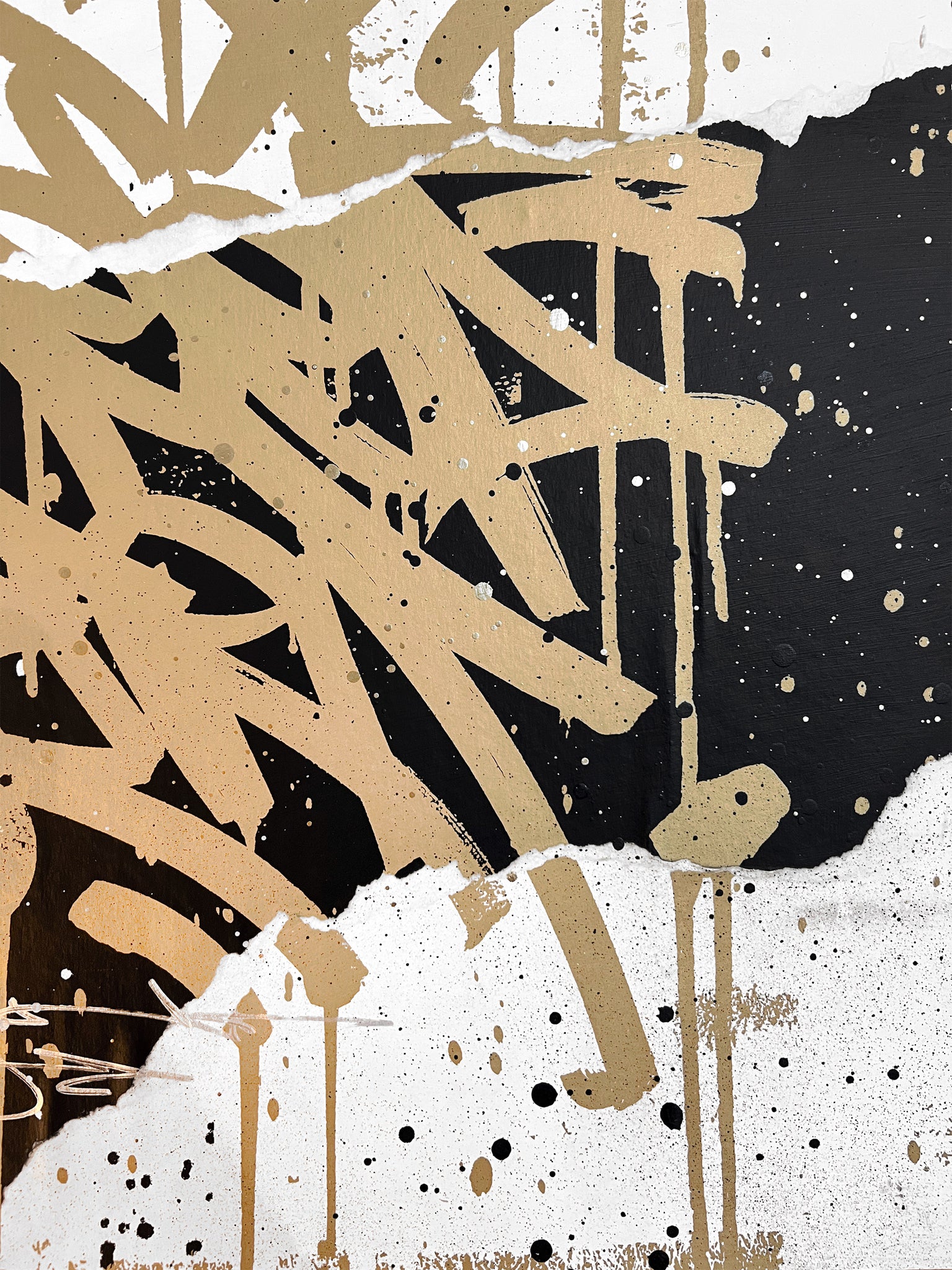 KEEP FIRE, KEEP SPIRIT 2 - mixed media on substrate