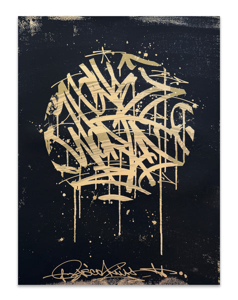 ONE WORLD 2/6 - hand embellished print