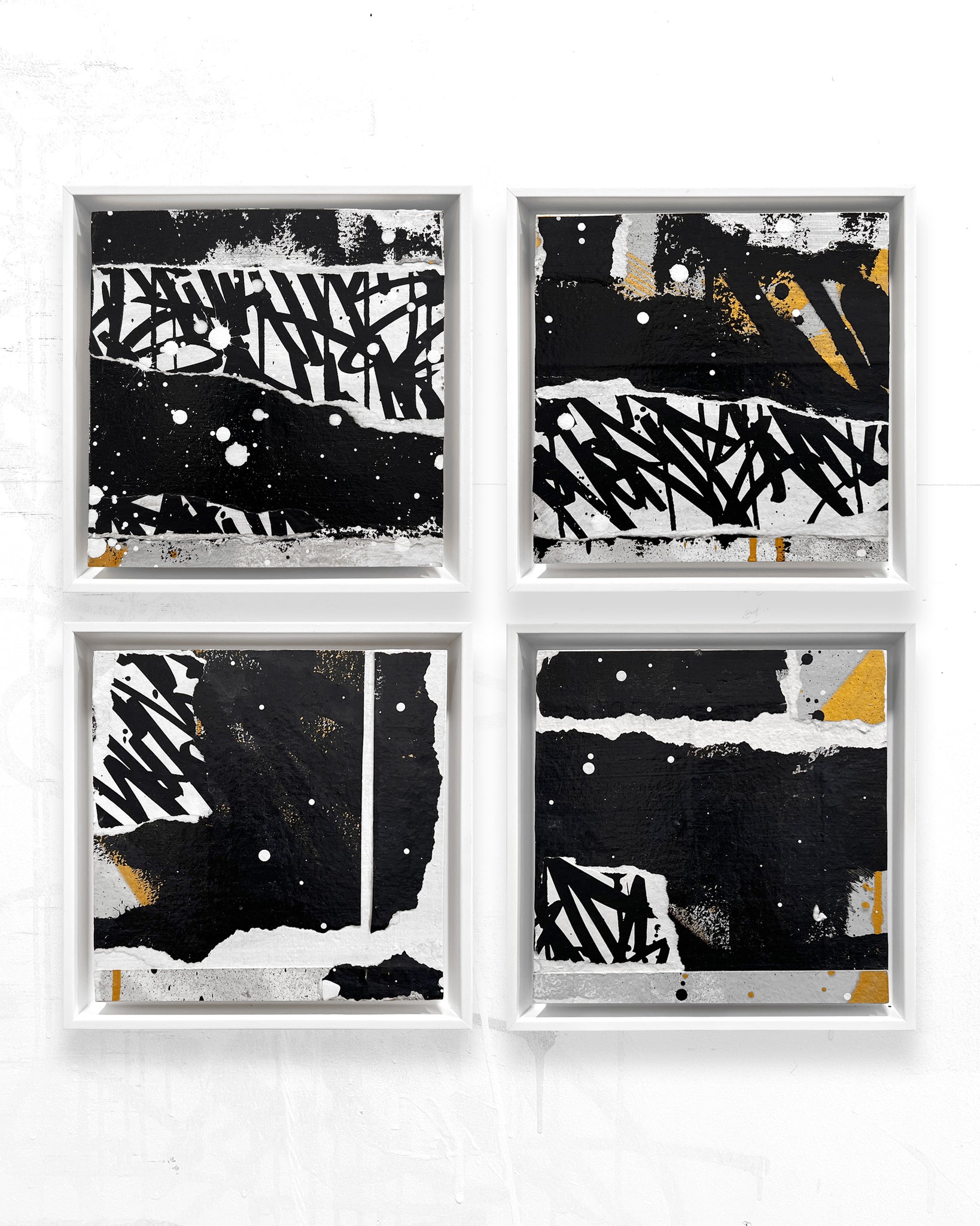 REMIX / GLD 04 - 21 x 21 cm, 8.5 x 8.5 in